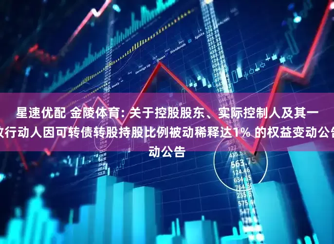 星速优配 金陵体育: 关于控股股东、实际控制人及其一致行动人因可转债转股持股比例被动稀释达1% 的权益变动公告