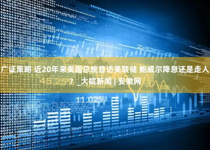 广证策略 近20年来美国总统首访美联储 鲍威尔降息还是走人？_大皖新闻 | 安徽网