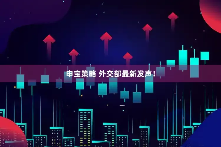 申宝策略 外交部最新发声！